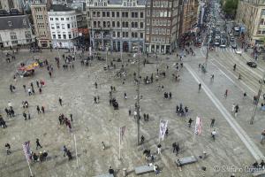 Piazza Dam vista dall'alto