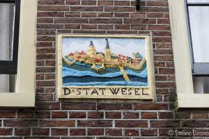 Particolare del muro di una casa