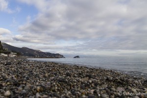 Noli - Guardando l'isola di Bergeggi