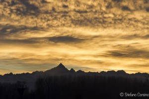 Monviso al calar del sole